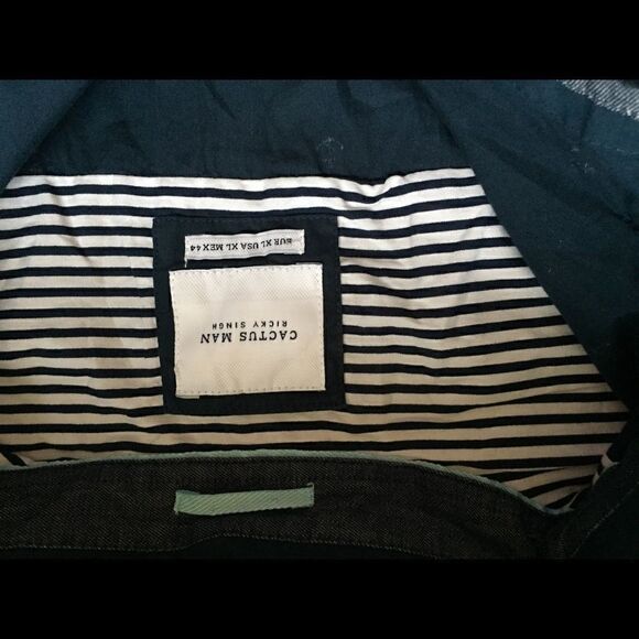 NWT Cactus Man Ricky Singh Navy Anchor shirt Sz XL - Picture 5 of 5